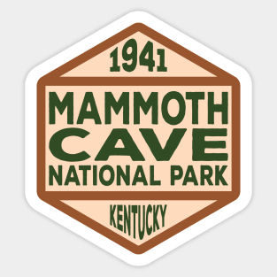 Mammoth Cave National Park badge Sticker